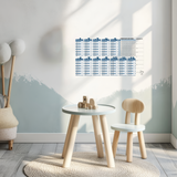 Multiplications Poster | Blue